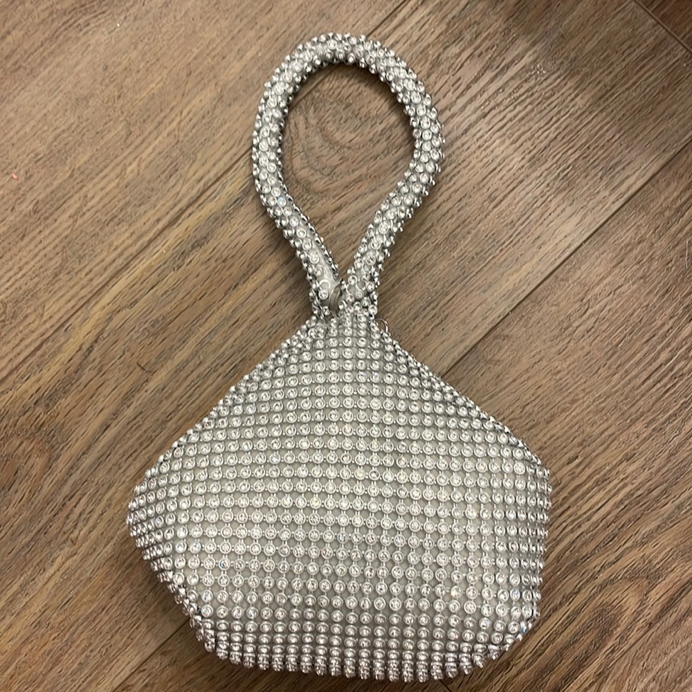 NWOT Rhinestone evening bag